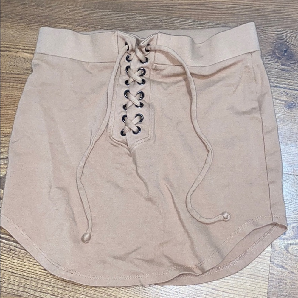 Mandees tight tan skirt SOLD